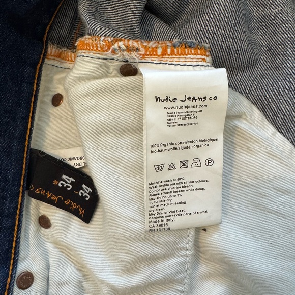 Nudie Steady Eddie Dry Mens 34/34 - Picture 6 of 7